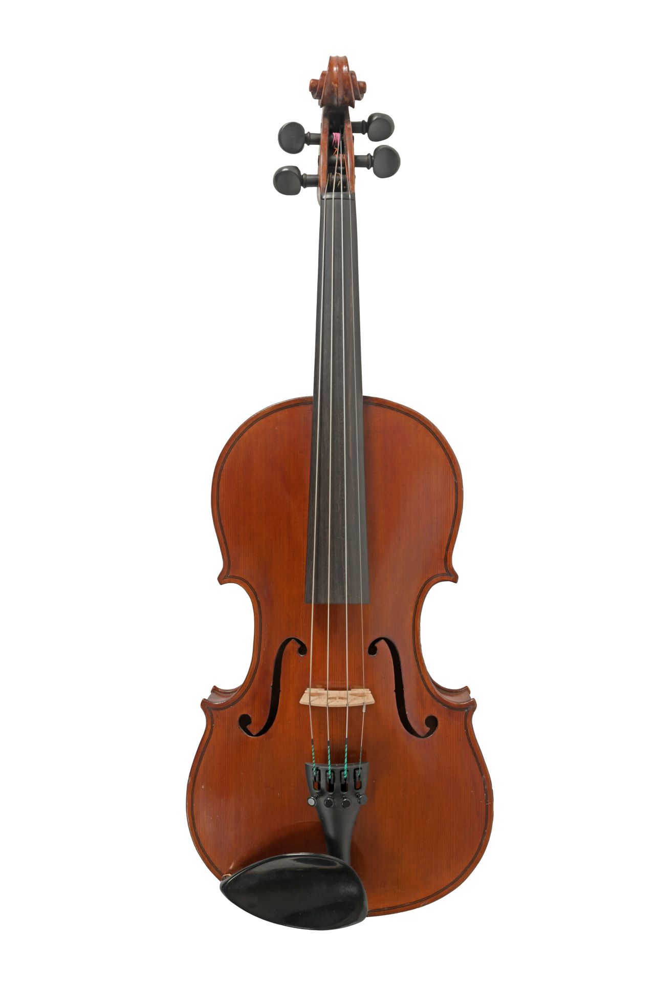 Violin branded “Made in London”