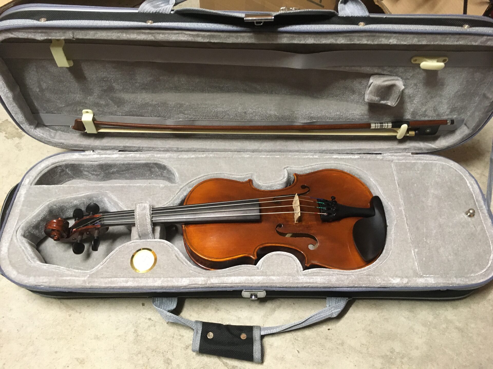 12 inch viola outfit labelled Virtuoso